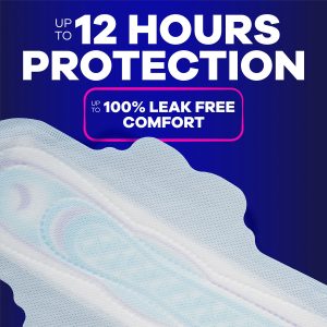 Always Ultra Thin Size 5 Extra Heavy Overnight Pads With Wings, Unscented